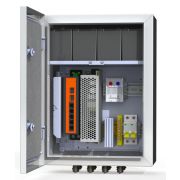 Термошкаф коммутационный 4хPoE 2хSFP 4хSC АКБ 4х12В 7А/ч IP66 300х400х210мм 6 УТП 4КУ AКБ 7А Mastermann 00-00015651