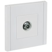 Розетка TV проходная FORTE&PIANO FP229 бел. IEK FP-A10-P-K01
