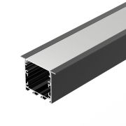Профиль LINIA49-F-S-2000 BLACK L2000 алюм. Arlight 041873