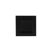 Выключатель одноклавишный Karea черн. Makel 56054001