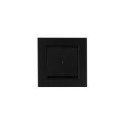 Выключатель одноклавишный проходной Karea черн. Makel 56054005