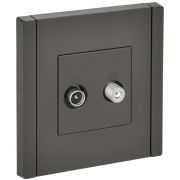 Розетка 2-м TV+SAT FORTE&PIANO FP338 сер. IEK FP-AF20-O-K03