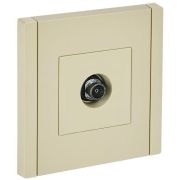 Розетка TV оконечная FORTE&PIANO FP428 ваниль IEK FP-A10-O-K10