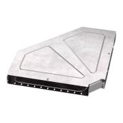 Угол горизонтальный внутренний 90град. 600х80 с крышкой Стандарт Промрукав PR16.0629