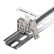 Табличка полужесткая 44х7мм установка в держатель для маркировки торцевого фиксатора UK-E ПВХ-0.5 бел. DKC TAS447W