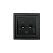 Розетка компьютер+телефон СП ZIMA IP20 черн. бархат LEZARD 704-4288-143