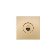 Розетка компьютерная 1-мест. СП ZIMA IP20 зол. LEZARD 704-3688-139