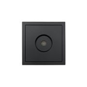 Розетка ТВ проходная СП ZIMA IP20 черн. бархат LEZARD 704-4288-129