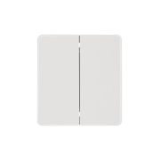 Выключатель для жалюзи 2-кл. СП ROUND MIELE 10А возвратный перламутр Kranz KR-78-0711-1