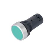 Кнопка моноблочная SB7 22мм с возвратом металл 2НО IP65 зел. SE SB7EA33