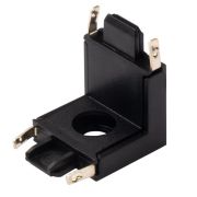 Коннектор MTR16 CV-BL V-обр. накладной шинопровод низковольтный Pro черн. JazzWay 5057319