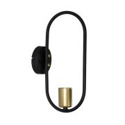 Светильник «Солей» 511 НББ 01-60-187 Е27 (ИМ) настенный черн. зол. Элетех 1005405395