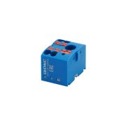 Блок распределительный зажим push-in 1 ввод 6кв.мм 4 точки подключения 25кв.мм син. DKC DTP1-104-104SPUB