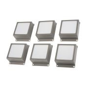 Светильник светодиодный PPL 089/G OPAL 42Вт 6500К IP40 6х(89х89х40мм) GREY ДВО/ДПО домино в потолок Грильято (комплект 6шт) Pro JazzWay 5060173