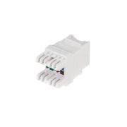 Модуль Keystone Jack RJ-45(8P8C) UTP неэкранир. кат.6 тип 180град. с пылезащитной шторкой бел. PRO Rexant 02-0254-1
