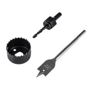 Набор для установки врезных замков 22мм/48мм (перовое сверло/кольцевая пила) Kranz KR-92-0262