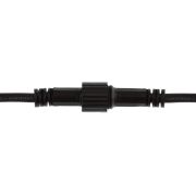 Коннектор с проводами папа-мама 2 pin черн. каучук Neon-Night 315-436