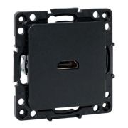 Розетка Стокгольм HDMI механизм черн. EKF EZA00-327-10