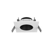 Рамка для модульного светильника Hottel 02 квадратная с круглым отверстием встраив. 65х24 (м. о. 52мм) черн. рефлектор VARTON V4-R0-00.0101.HT0-0003