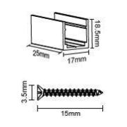 Комплект монтажных клипс для ленты NEON 1515 (уп.10шт) VARTON V4-NS-00.0053.STR-0013