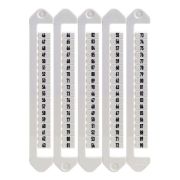 Маркировка для клемм ширина 5мм от 91 до 135 вертикал. ориентация DKC NUTB-5-91-135V