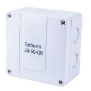 Коробка распределительная 110х110х67мм IP 65 в компл. с клеммным рядом 5х6кв.мм 41А сер. EXTHERM Extherm JB-60-GR