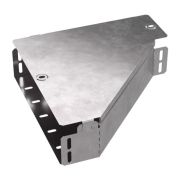 Переходник для лотка левый 300х100х80 с крышкой Стандарт Промрукав PR16.0498
