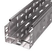 Лоток перфорированный 100х80 L3000 1мм Стандарт (уп.6м) Промрукав PR16.2298