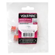 Клемма строительно-монтажная СМК 2 пр. до 4мм. 32А 450 В 10шт V02-9W-221-412 оранж. Volsten 15234