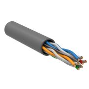 Кабель витая пара U/UTP кат.6 4х2х23AWG PVC сер. (уп.305м) РФ/Т ITK LC1-C604-111-T-R