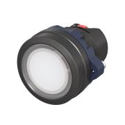 Головка кнопки плоская прозрачная без фиксации бел. DKC M22P-FMLWP