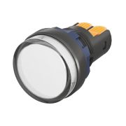 Индикатор сигнальный со встроенным диодом 9-24В бел. DKC M22L-F24WPP