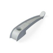 Держатель круглого кабеля односторонний для прямого монтажа на 8 мест в гофроящике сер. (уп.200шт) Промрукав PR13.0490