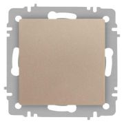 Кнопка Accent 6-109-04 10А-250В IP20 СУ шампань Intro Б0063610