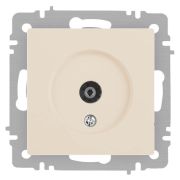 Розетка телевизионная одиночная TV СП Accent 6-301-02 IP20 сл. кость Intro Б0063605