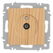 Розетка телевизионная одиночная TV СП Accent 6-301-11 IP20 сосна Intro Б0063622