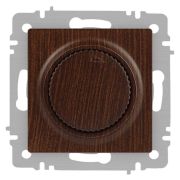 Светорегулятор поворотный СП Accent 6-401-10 600Вт 230В IP20 венге Intro Б0063687