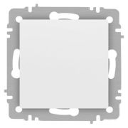 Кнопка Accent 6-109-01М 10А-250В IP20 СУ бел. матов. Intro Б0063604