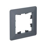 Рамка 1-м AtlasDesign Air грифель/дым. черн. SE ATN220701