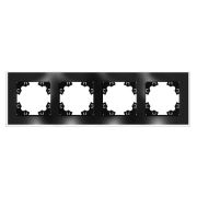 Рамка 4-м Афина стеклянная графит UNIVersal 2257