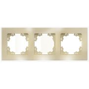 Рамка 3-м Афина стеклянная зол. UNIVersal 2292