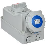 Розетка с мех. блокировкой 32А-6ч 220В 2P+PE ССИ-823 IP67 IEK PSR11-032-3-5-67