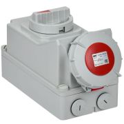 Розетка с мех. блокировкой 32А-6ч 380В 3P+PE ССИ-824 IP67 IEK PSR12-032-4-5-67