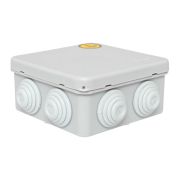 Коробка уравнивания потенциалов КУП-030-031 85х85х40 IP55 с крышкой наружн. для прямого монтажа 8 мембр. вводов сер. EKF plc-kmr-030-031-g