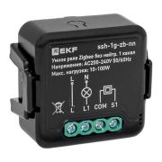 Реле умное в подрозетник 1-канальное Zigbee Connect Select без нейтрали EKF ssh-1g-zb-nn
