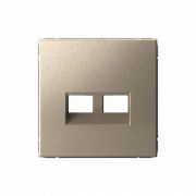 Накладка двойная ArtGallery для информационных функций типа Keystone шампань SE GAL000590