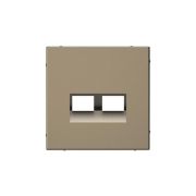 Накладка двойная ArtGallery для информационных функций типа Keystone мокко SE GAL000690