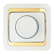 Диммер 1000Вт Mimoza с зол. вставкой Makel 12293