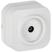 Розетка телевизионная TV 1-м ОП GLORY РТВ20-ХБм бел. матов. IEK EAH10-K01M