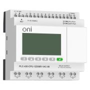 Модуль ЦПУ ПЛК 430 12 DI 6 RO 220В AC с Ethernet портом с экраном ONI PLC-430-CPU-12D06R-1AC-00